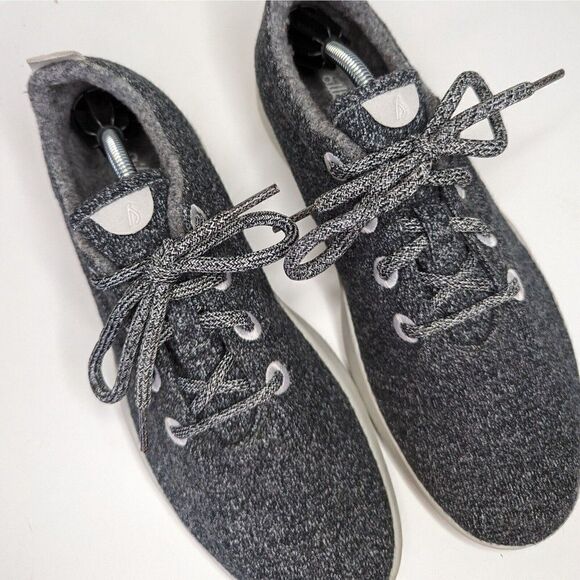 Allbirds Wool Runners Comfort Shoes Gray Lace Up Womens Size 10 - Picture 6 of 11